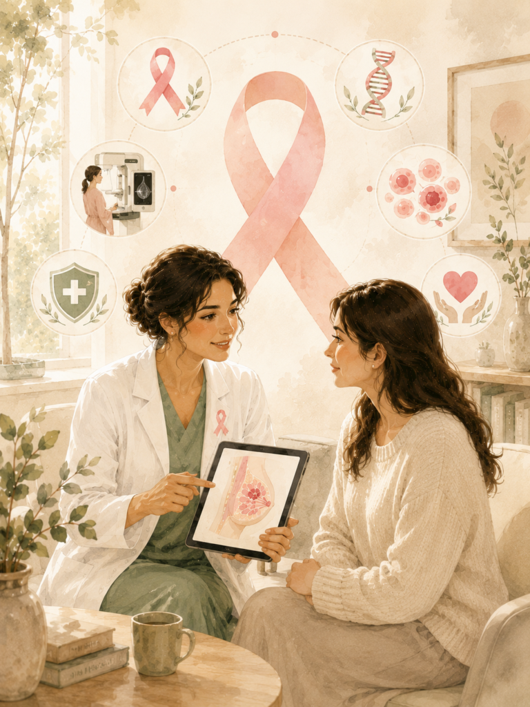Breast Cancer: Symptoms, Causes, Risk Factors, Screening & When to See a Doctor